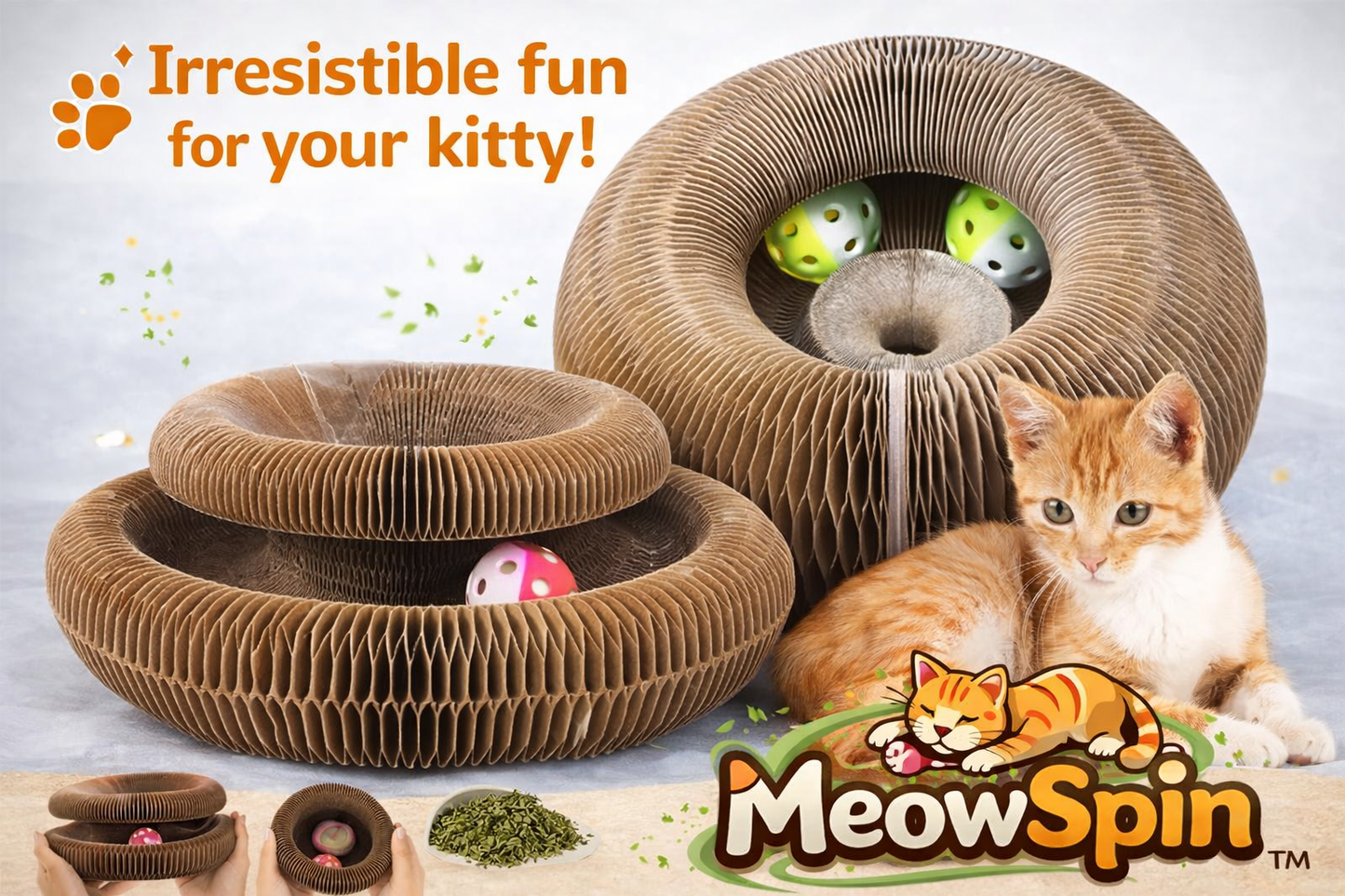 MeowSpin Interactive Cat Toy